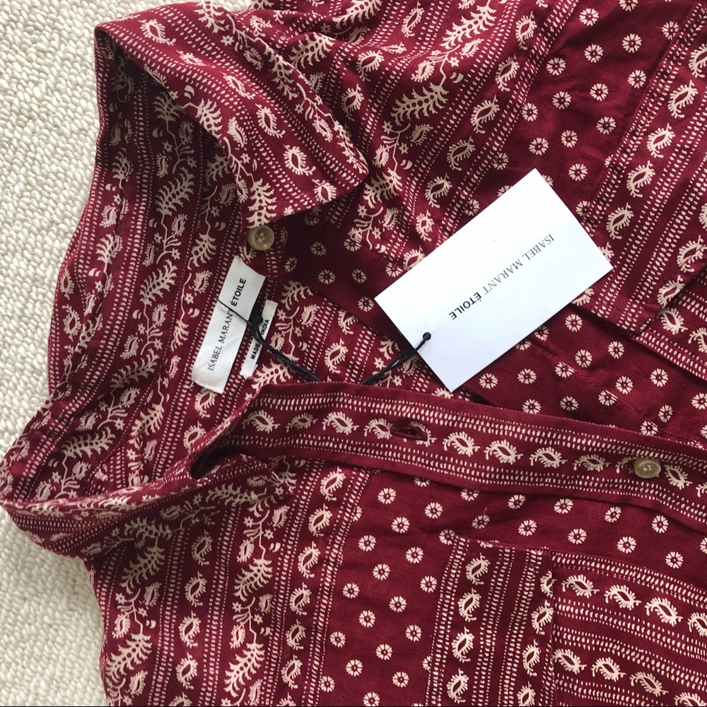 Isabel Marant Etoile Printed Cotton Dress
